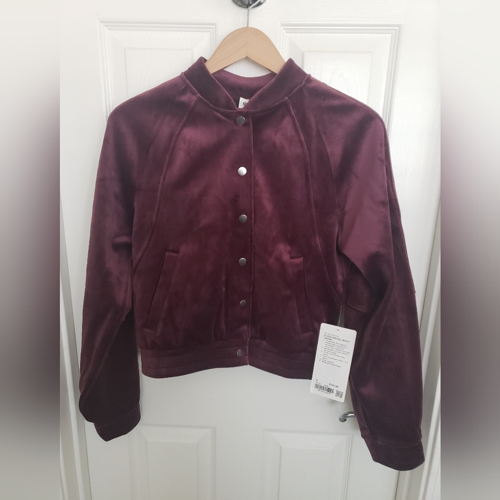 Lululemon Scuba Varsity Jacket *Velvet